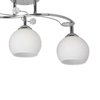 LAMPA sufitowa VEN W-A 1523/3 metalowa OPRAWA z kryształkami glamour chrom biała