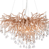 Wisząca lampa jadalniana Icicle 2192-11 Zumaline gałązki nad stół mosiądz