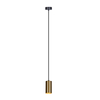 Wisząca lampa pokojowa Vigo K-4890 Kaja tuba czarna patyna zwis z metalu