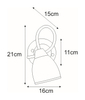 Pałacowa lampa ścienna Samira K-JSL-8090/1W CHR chrom biała