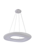 Wisząca lampa nowoczesna Donut LED 64W ściemnialna biała