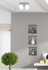 Plafon kwadratowy Oden 98-03256 Candellux balls chrom biały