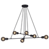 LAMPA industrialna K-4381 Kaja wisząca OPRAWA metalowe pręty sticks zwis czarny