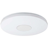 Plafon LAMPA sufitowa NOLAN 1428 Rabalux okrągła OPRAWA z pilotem LED 72W 3000-6500K biała srebrna