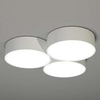 Plafon LAMPA sufitowa ZAMA 7042 Shilo okrągła OPRAWA natynkowa biała