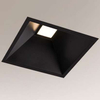 Podtynkowa LAMPA sufitowa UBE IL 8092 Shilo kwadratowa OPRAWA do łazienki LED 10W 3000K wpust do zabudowy IP44 czarny
