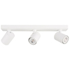 LAMPA sufitowa LUMSI SPL-2071-3-MB-WH Italux metalowa OPRAWA regulowane reflektorki na listwie białe