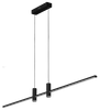 Wisząca lampa ledowa Gerardo AZ5447 24W pilot czarna 