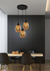 LAMPA wisząca MARINA 33-51608 Candellux szklana OPRAWA zwis kaskada miedziana