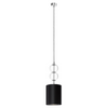 Okrągły żyrandol biurowy ZOE 11123102 wisząca lampa tuba czarna