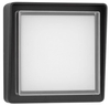 Elewacyjna lampa kwadratowa LE71516 LED 10W grafitowa