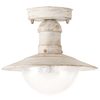 Zewnętrzna LAMPA sufitowa OSLO 8739 Rabalux rustykalna OPRAWA do ogrodu outdoor IP44 antyczny biały