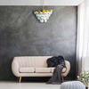 Wisząca LAMPA glamour GRACE ML5994 Milagro okrągła OPRAWA kryształowy ZWIS pałacowy na łańcuchu złoty
