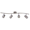 Plafon LAMPA sufitowa OLAF 03258 Ideus metalowa OPRAWA listwa regulowane reflektorki tuby chrom satyna