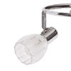 Lampa sufitowa Embo K-8001/3G z regulowanymi kloszami chrom
