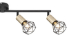 Lampa sufitowa ruchoma Xara 54802S-4AB listwa czarna mosiądz