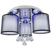 LAMPA sufitowa ELMDRS8007/3 8C MDECO metalowa OPRAWA glamour z kryształkami chrom
