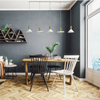 Wisząca lampa nowoczesna Hermanos 8033 na listwie do salonu biała