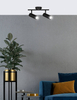 Lampa sufitowa z regulacją Colly 92-01665 Candellux do jadalni loft czarna