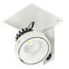 LAMPA sufitowa PATRIZIO GL7118-1/1X12W 4000K WH+BL Italux podtynkowa OPRAWA regulowana LED 12W wpust reflektorek biały