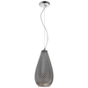 Wisząca LAMPA loftowa PETRA ML5480 Milagro szklana OPRAWA skandynawska ZWIS glamour kropla łezka chrom