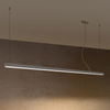 Zwisowa lampa listwa Pinne TH.230 Thoro LED 50W 3000K do jadalni szara