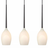 Wisząca lampa nad wyspę SALUT 106808 Markslojd szklane białe klosze czarna