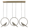 Lampa wisząca Bird Line MSE010100295 ptaki do salonu złote