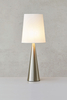 Lampa na biurko Conus 108624 Markslojd klosz materiałowy nikiel