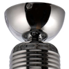 LAMPA sufitowa VEN 602/1 szklana OPRAWA plafon loftowa żarówka bulb chrom przezroczysta