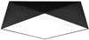 LAMPA sufitowa SL693 geometryczna OPRAWA natynkowa czarna
