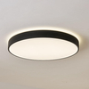 Plafoniera LAMPA sufitowa MODERN MD1012-60-HW Abigali metalowa OPRAWA okrągła LED 60W 3000K plafon czarny