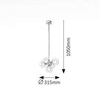 LAMPA wisząca BRIELLA 2623 Rabalux szklana OPRAWA zwis kule balls molekuły przezroczyste