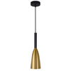 Wisząca LAMPA hygge SOLIN LP-181/1P GD Light Prestige metalowa OPRAWA sopel zwis złoty czarny