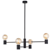 Wisząca LAMPA industrialna RADIUS 7931 Nowodvorski loftowa sufitowa sticks molekuły czarne