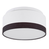 Okrągła lampa sufitowa Maggy 15385D Globo LED 12W 3000-6000K czarna biała