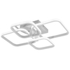 Plafon geometryczny 454 Domeno LED 42W 3000K-6000K kwadratowy czarny