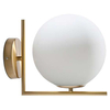 LAMPA ścienna CGMLKUL20CM COPEL szklana OPRAWA kula ball KINKIET fabio condi cumulus biały złoty