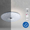 Plafon LAMPA sufitowa PRIMROSE 1427 Rabalux dekoracyjna OPRAWA okrągła LED 72W 3000-6500K efekt gwiazd z wzorkami biała