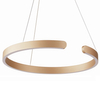Lampa wisząca Artdeco P1675-80 Auhilon ring LED 60W złota