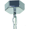 LAMPA wisząca Candi S Orlicki Design metalowa OPRAWA zwis pierścienie rings kula ball chrom