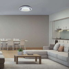 LAMPA sufitowa KELLY ML6407 Milagro metalowa OPRAWA okrągły plafon LED 24W 3000K - 6000K efekt gwiezdnego nieba biały