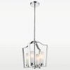 LAMPA wisząca DUBLIN P04131CH Cosmolight metalowy ZWIS nowoczesny chrom