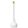 Wisząca lampa nowoczesna LONGIS 10878105 biała kopuła nad łóżko