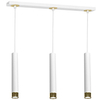 Wisząca LAMPA loftowa DANI MLP6236 Milagro metalowa OPRAWA tuby ZWIS na listwie biały