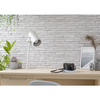 Biała lampa stołowa 137623620507 biurkowa z regulacją