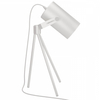 Biała lampa stołowa 137623620507 biurkowa z regulacją