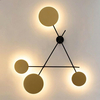  Lampa ścienna Metro MSE010400214 koła LED 42W złota