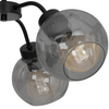 LAMPA sufitowa SOFIA MLP6594 Milagro skandynawska OPRAWA szklane kule czarne przydymione