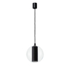 Wisząca lampa loftowa MERIDA 11094102 szklana kula przezroczysta